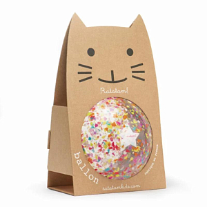 Мяч Ratatam "Confetti Multicolor", цветные конфетти, 22 см